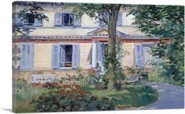 The House at Rueil 1882-1-Panel-26x18x1.5 Thick