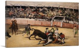Bullfight 1866-1-Panel-18x12x1.5 Thick