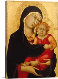Madonna And Child 1326-1-Panel-12x8x.75 Thick