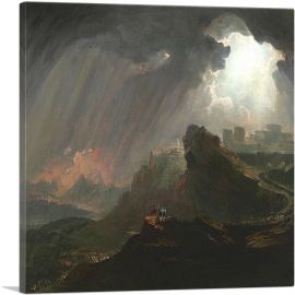 Joshua Commanding The Sun To Stand Still 1840-1-Panel-12x12x1.5 Thick