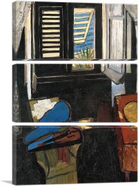 Interior With a Violin 1917-3-Panels-60x40x1.5 Thick