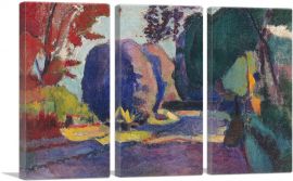 Luxembourg Gardens 1901-3-Panels-60x40x1.5 Thick