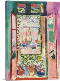 Open Window - Collioure 1905-1-Panel-18x12x1.5 Thick