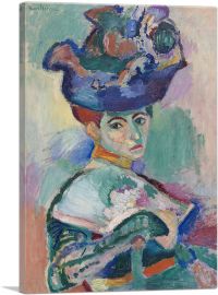 Woman With a Hat 1905-1-Panel-18x12x1.5 Thick