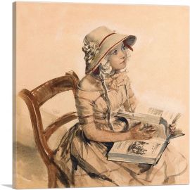 Fraulein Maercker 1848-1-Panel-18x18x1.5 Thick