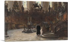 The Choirstalls In The Mainz Cathedral 1869-1-Panel-12x8x.75 Thick