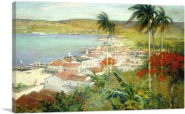 Havana Harbor 1902-1-Panel-18x12x1.5 Thick