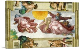 The Creation of the Sun, Moon and Vegetation 1511-1-Panel-12x8x.75 Thick