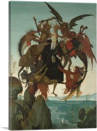 The Torment of Saint Anthony 1488-1-Panel-12x8x.75 Thick