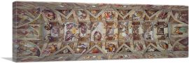 Sistine Chapel Ceiling 1512-1-Panel-48x16x1.5 Thick