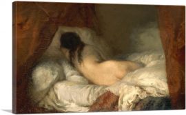 Reclining Female Nude 1845-1-Panel-12x8x.75 Thick