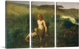 La Baigneuse 1846-3-Panels-90x60x1.5 Thick
