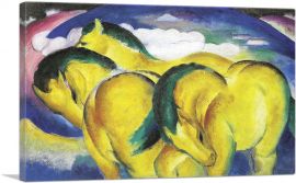 Little Yellow Horses 1912-1-Panel-18x12x1.5 Thick