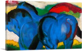 The Large Blue Horses 1911-1-Panel-26x18x1.5 Thick