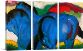 The Large Blue Horses 1911-3-Panels-90x60x1.5 Thick