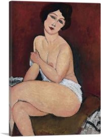 Nude Seating on a Sofa 1917-1-Panel-12x8x.75 Thick