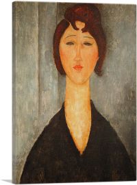 Portrait of a Young Woman 1918-1-Panel-12x8x.75 Thick