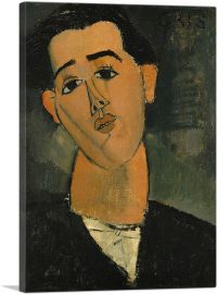 Portrait of Juan Gris 1915-1-Panel-26x18x1.5 Thick
