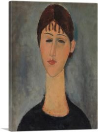 Portrait of Mme Zborowska 1918-1-Panel-18x12x1.5 Thick