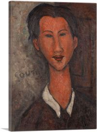 Portrait of Soutine 1917-1-Panel-18x12x1.5 Thick