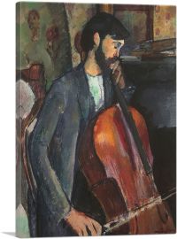 The Cellist 1909-1-Panel-26x18x1.5 Thick