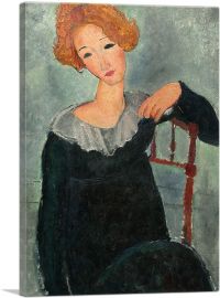 Woman with Red Hair 1917-1-Panel-18x12x1.5 Thick