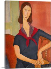 Young Woman with Scarf 1919-1-Panel-40x26x1.5 Thick
