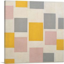 Composition with Color Planes 5 1917-1-Panel-36x36x1.5 Thick