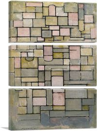 Composition 8 1914-3-Panels-60x40x1.5 Thick