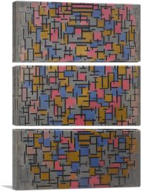 Composition 1916-3-Panels-90x60x1.5 Thick