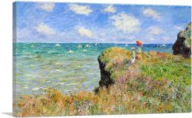 Clifftop Walk at Pourville-1-Panel-18x12x1.5 Thick