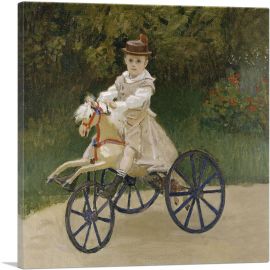 Jean Monet on his Hobby Horse-1-Panel-36x36x1.5 Thick