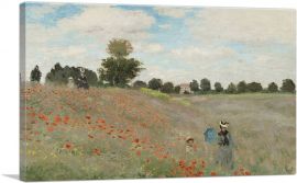 Poppy Field 1873-1-Panel-12x8x.75 Thick