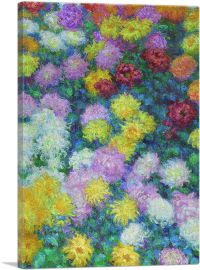 Private Monet Chrysanthemums-1-Panel-26x18x1.5 Thick