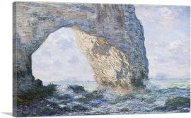 The Manneport, Rock Arch West Of Etretat 1883-1-Panel-26x18x1.5 Thick