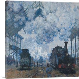 Arrival of a Train-1-Panel-18x18x1.5 Thick