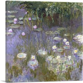 Water Lilies 1917-1-Panel-12x12x1.5 Thick
