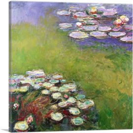 Waterlilies 1914-1917-1-Panel-12x12x1.5 Thick