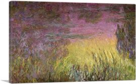 Waterlilies at Sunset-1-Panel-12x8x.75 Thick