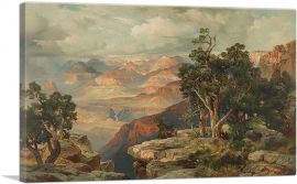 Grand Canyon Arizona From Hermit Rim Road 1913-1-Panel-18x12x1.5 Thick