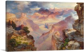 Grand Canyon of Arizona at Sunset 1909-1-Panel-40x26x1.5 Thick