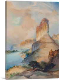Castle Butte Green River Wyoming 1900-1-Panel-18x12x1.5 Thick