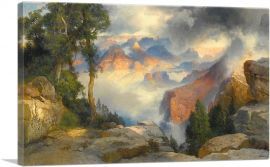 Clouds In The Canyon-1-Panel-26x18x1.5 Thick