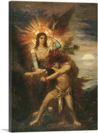 Jacob And The Angel 1878-1-Panel-40x26x1.5 Thick