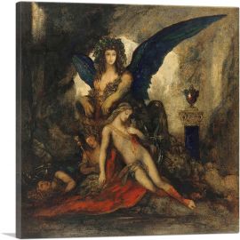 Sphinx In a Grotto Poet King And Warrior 1840-1-Panel-26x26x.75 Thick