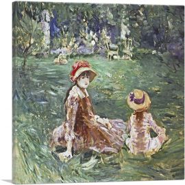 In The Garden At Maurecourt 1884-1-Panel-12x12x1.5 Thick