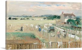 Hanging The Laundry Out To Dry 1875-1-Panel-26x18x1.5 Thick