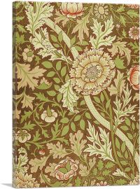 Flower And Plant Pattern-1-Panel-40x26x1.5 Thick