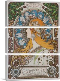 La Plume Zodiac 1896-3-Panels-60x40x1.5 Thick