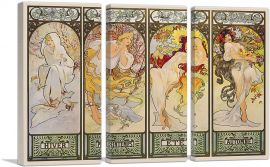 The Seasons- Les Saisons-3-Panels-60x40x1.5 Thick